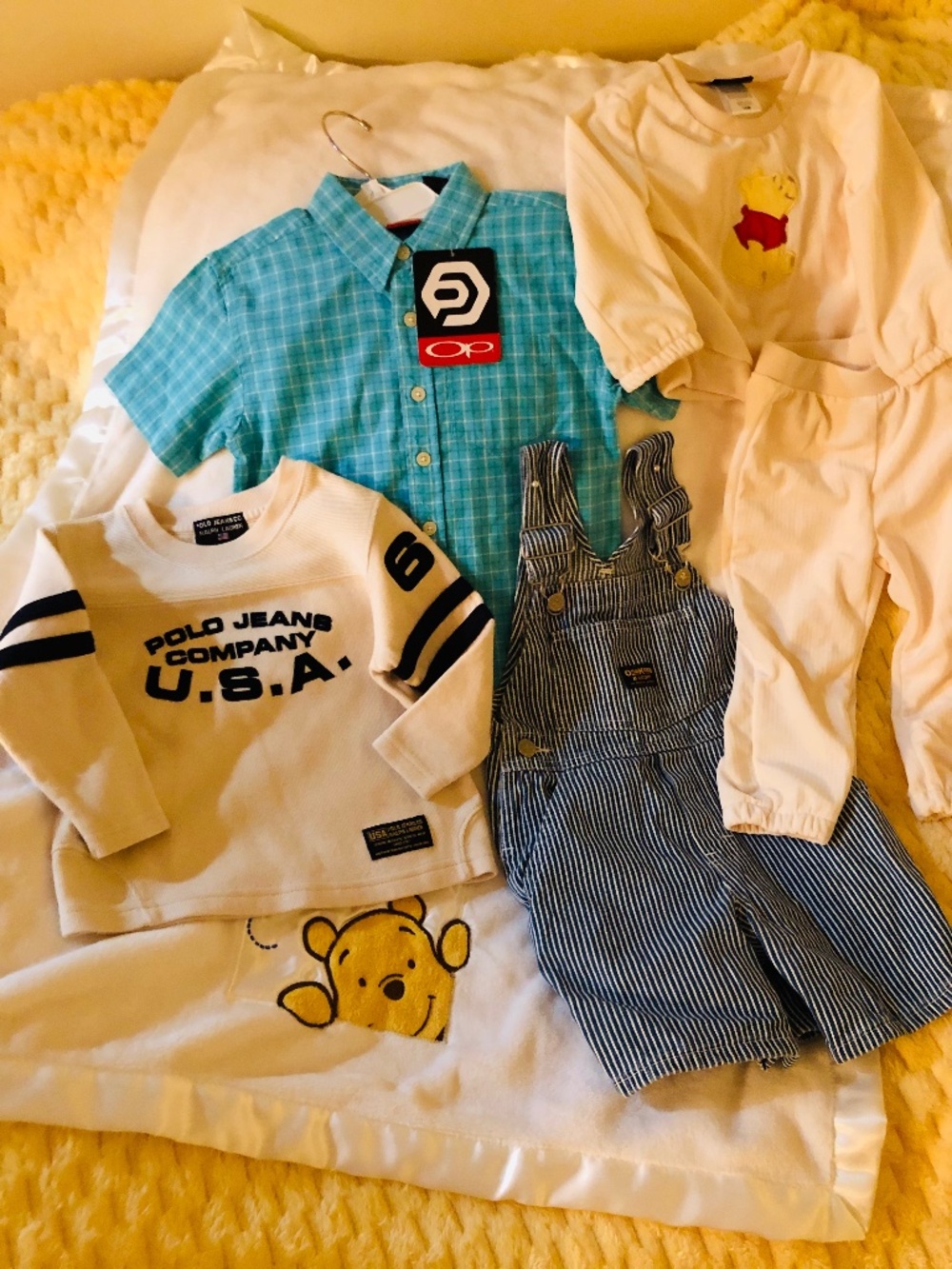 Baby Boys Clothing 5 Piece Lot Set SZ 18 month & 2T Like New